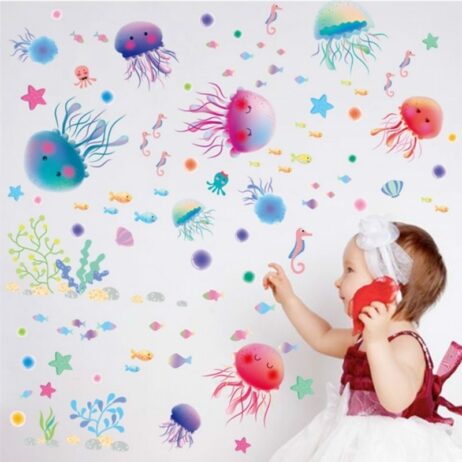 3D Ocean/Jellyfish Wall Stickers