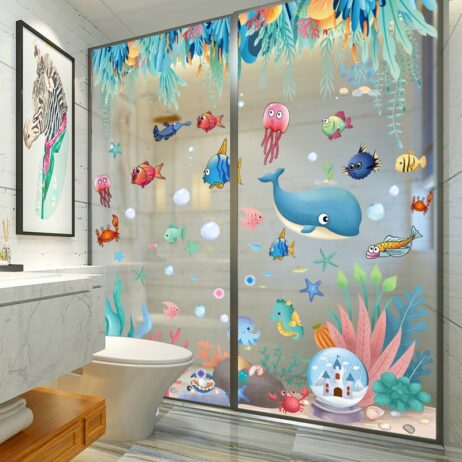 Jellyfish and Sea Life Wall Stickers