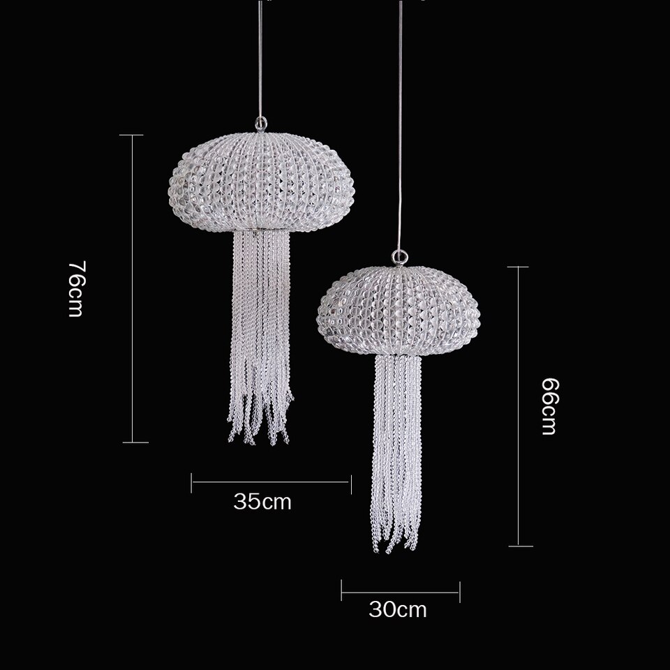 Jellyfish Art Deco Dimmable Hanging Lamp Chandelier - Image 9