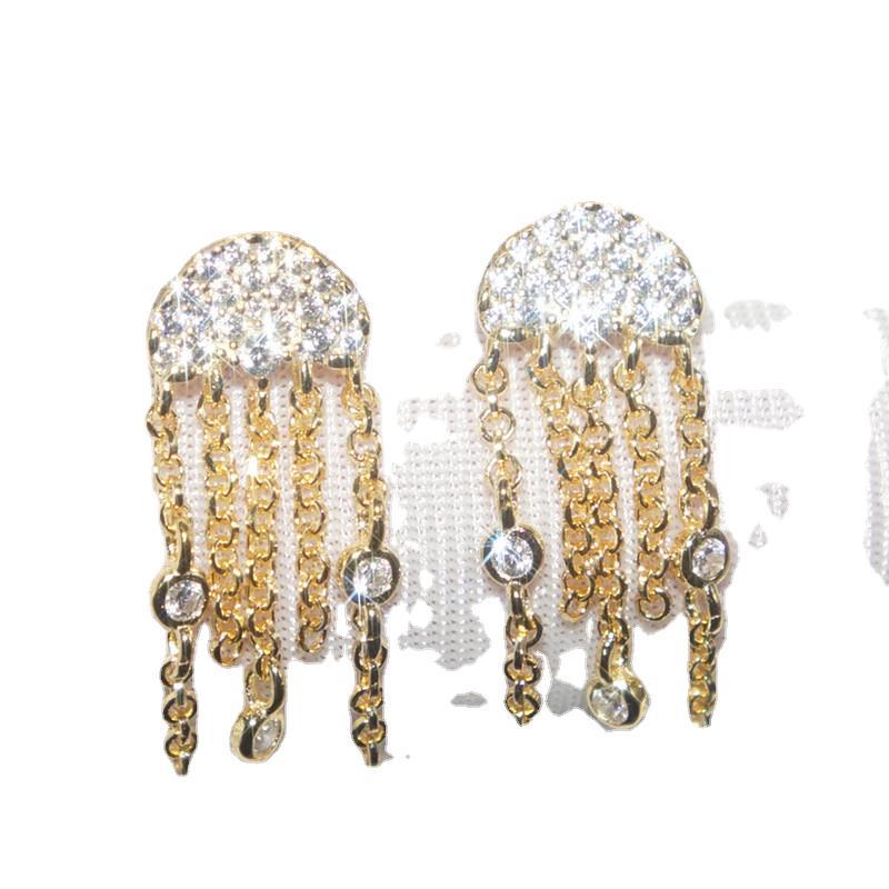 Sterling Silver Jellyfish Stud Earrings - Image 4