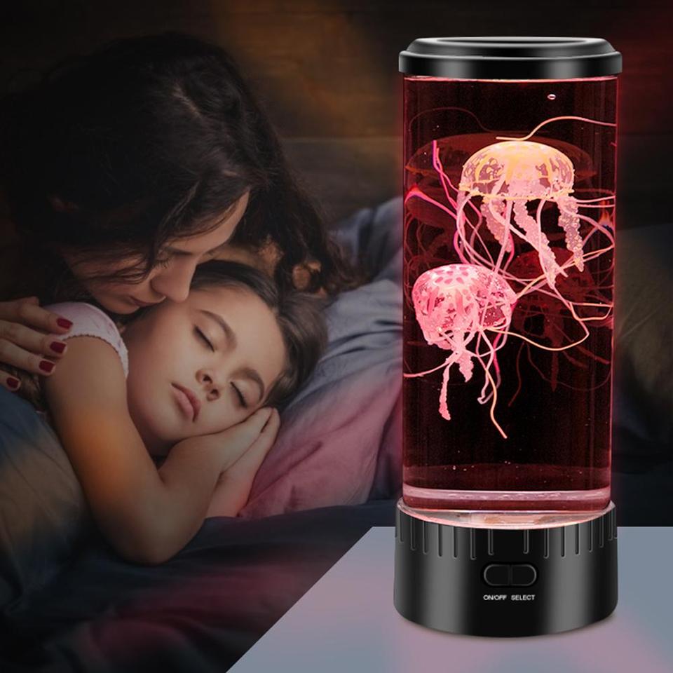 LED Jellyfish USB Charging Aquarium Lamp - Image 2