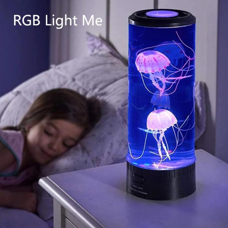 LED Jellyfish USB Charging Aquarium Lamp