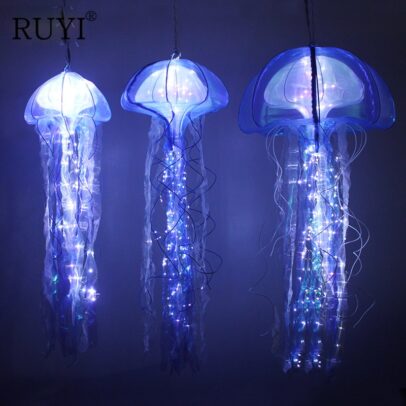 Colorful Simulated Jellyfish – Hanging Lights – DIY Wedding Decor
