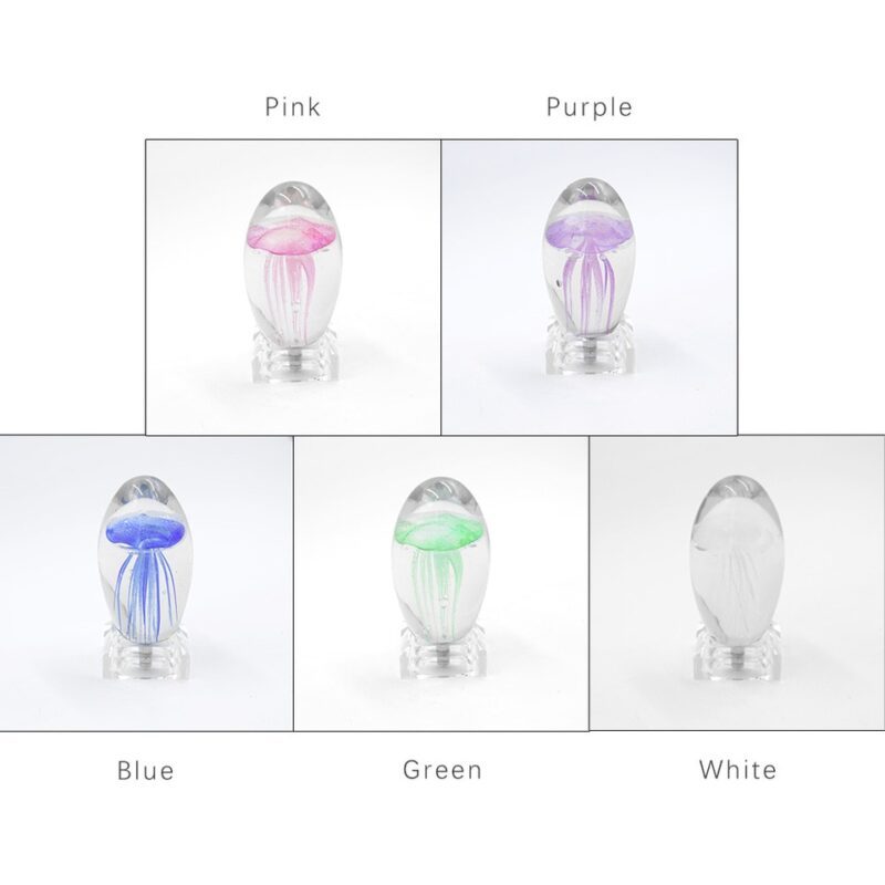 Jellyfish Model 3D LED Multicolor Lamp - Crystal Table Lamp For Decoration Or Night Light - Image 8
