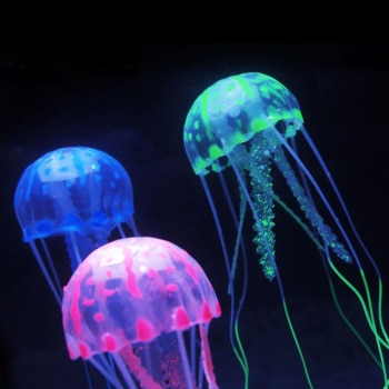 Artificial Vivid Jellyfish - Silicone Fish Tank Decor - Aquarium Decoration - Image 5