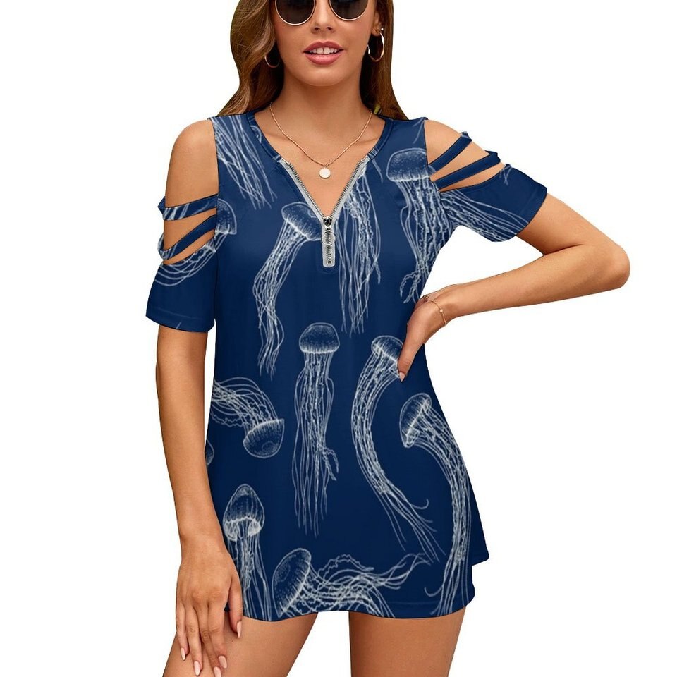Jellyfish Print Tops - Summer Wardrobe Must Have - Image 4