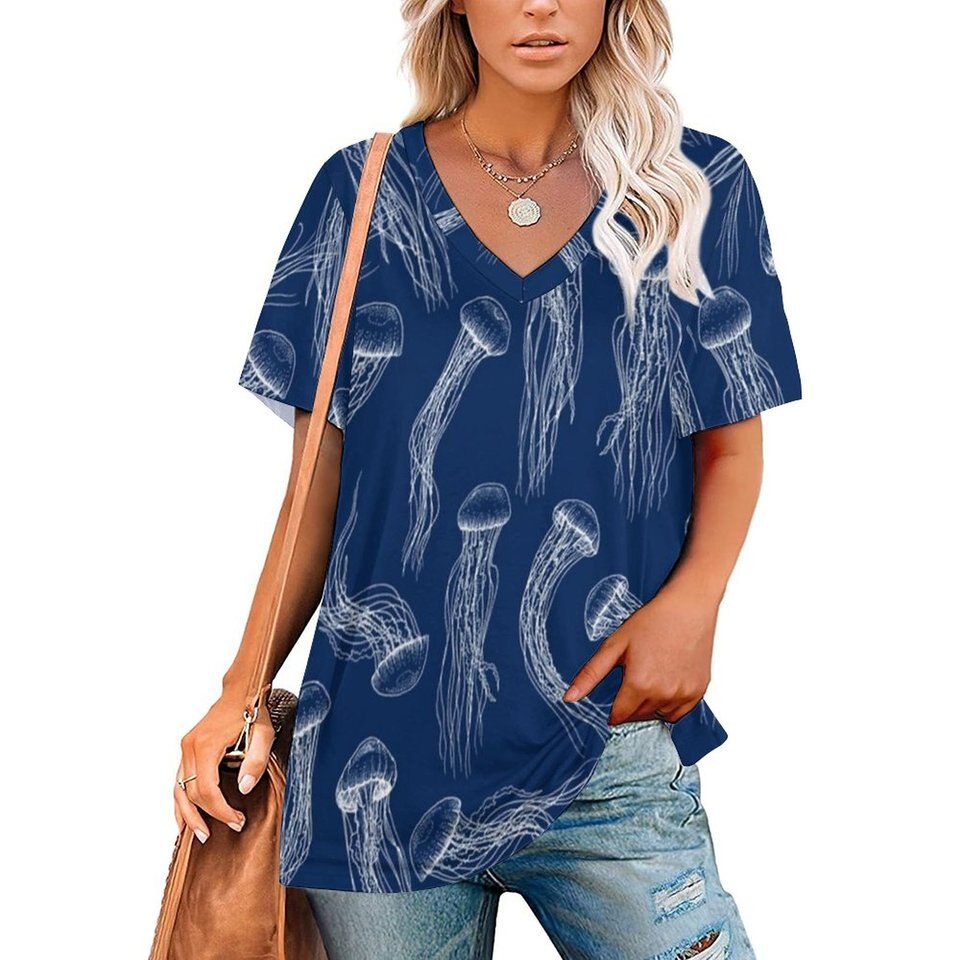 Jellyfish Print Tops - Summer Wardrobe Must Have - Image 3