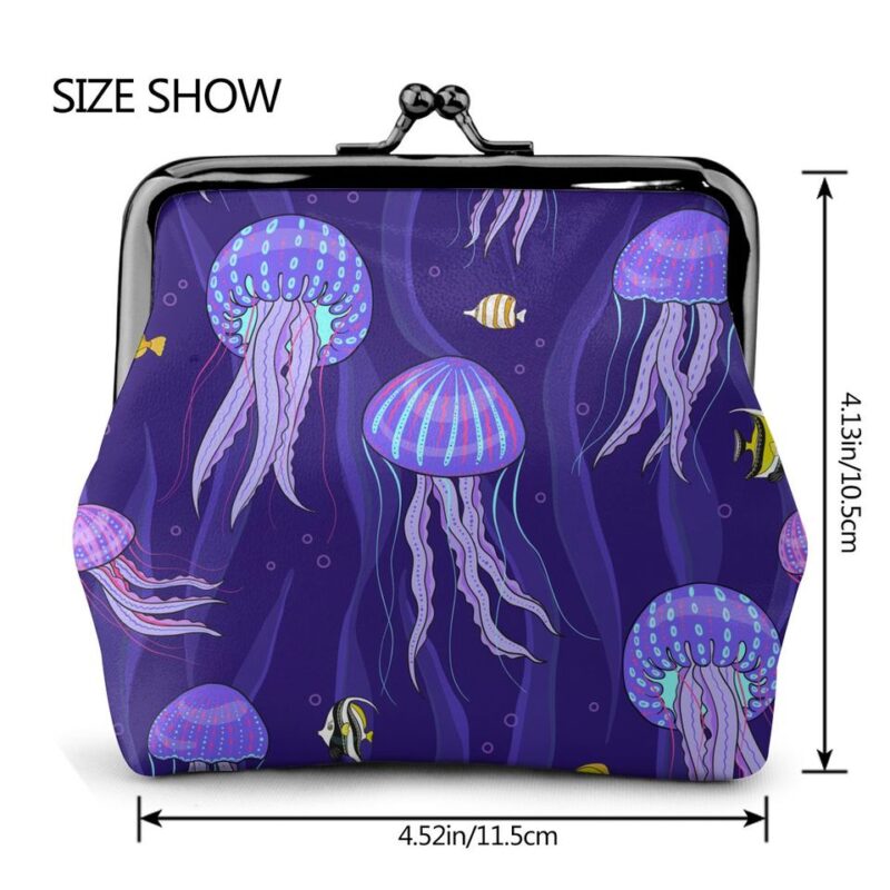 Jellyfish Mini Pouch  - Cute Money Or Coin Purse - Image 5