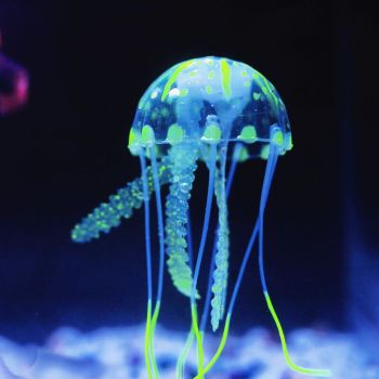 Artificial Vivid Jellyfish - Silicone Fish Tank Decor - Aquarium Decoration - Image 6