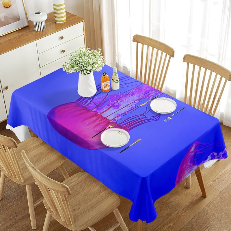 Jellyfish Rectangular Tablecloth  - 14 Styles To Choose From - Image 7